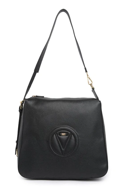 eftertænksom Hjemløs bestemt Valentino By Mario Valentino Audrey Leather Shoulder Bag In Black | ModeSens
