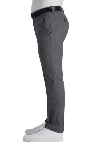 Kenneth Cole Reaction Slim Fit Premium Stretch Pants In Medium Grey