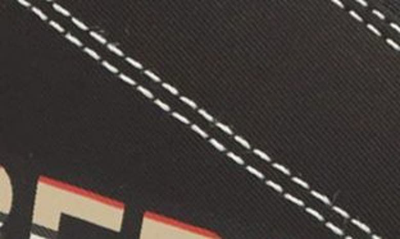 Shop Burberry Larkhall Logo Stripe Slip-on Sneaker In Black