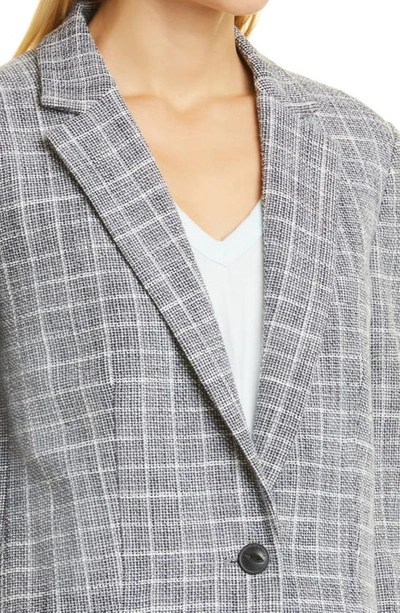Rag & Bone Deconstructed Check Blazer In Grey Check