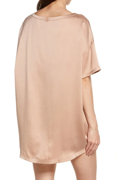 Shop Lunya Washable Silk Short Pajamas In Otium Tan