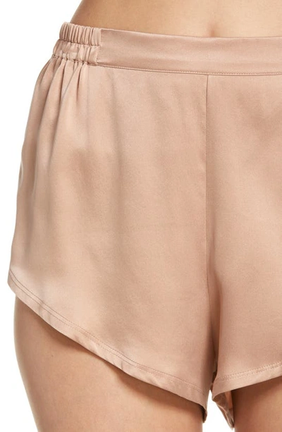 Lunya Washable Silk Short Pajamas In Otium Tan