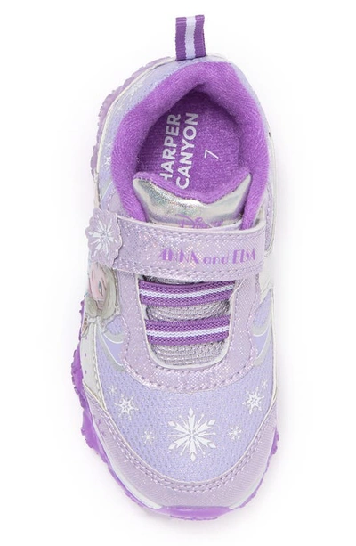 Shop Harper Canyon Disney Frozen Light Up Sneaker In Purple