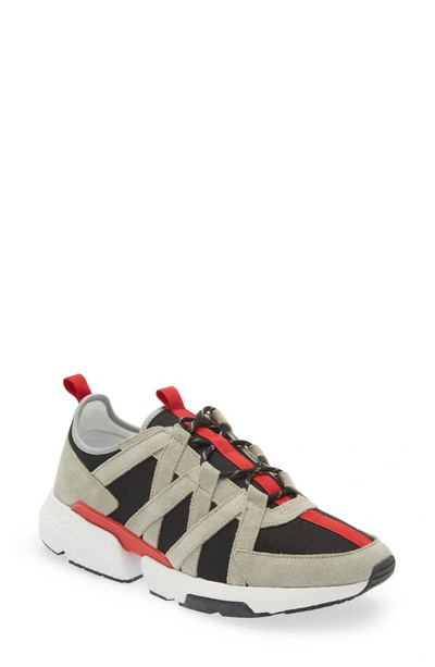 Pierre Trainer In Dark Red