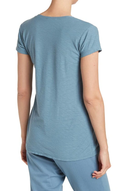 Shop James Perse Deep V-neck T-shirt In Zero