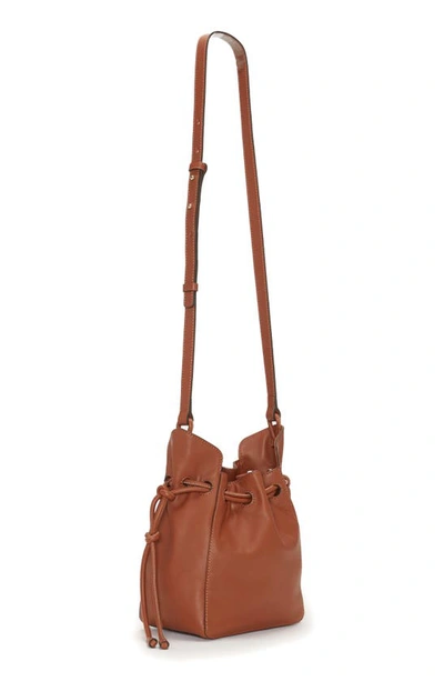 Shop Vince Camuto Maryn Leather Crossbody Bag In Danish Brown