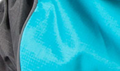 Touchdog Quantum-ice Full-bodied Adjustable And 3m Reflective Dog Jacket In Ocean Blue Grey