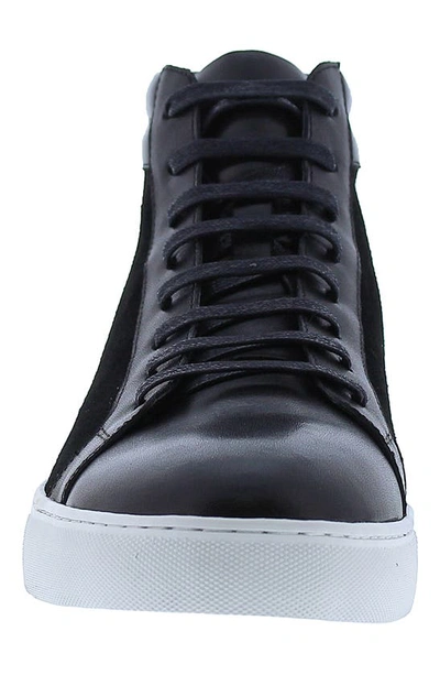 Shop Zanzara Aiden High Top Sneaker In Black