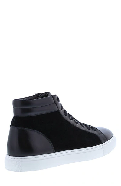 Shop Zanzara Aiden High Top Sneaker In Black