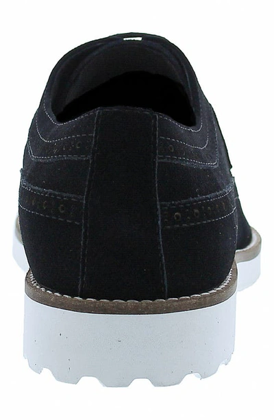 Zanzara Tiki Brogue Derby In Black