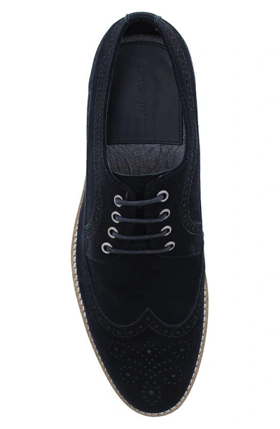 Zanzara Tiki Brogue Derby In Black