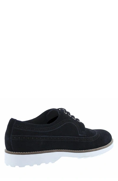 Zanzara Tiki Brogue Derby In Black