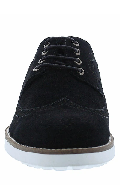 Zanzara Tiki Brogue Derby In Black