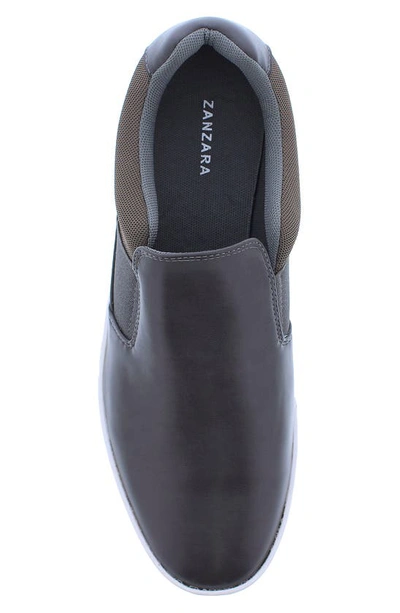 Shop Zanzara Lucky Slip-on Sneaker In Grey