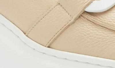 Wonders Platform Loafer In Natural /off-white Leather