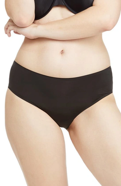 Uwila Warrior Three-pack No Brainer Stretch Bikini Briefs In 2 Almond And 1 Tap Shoe Black