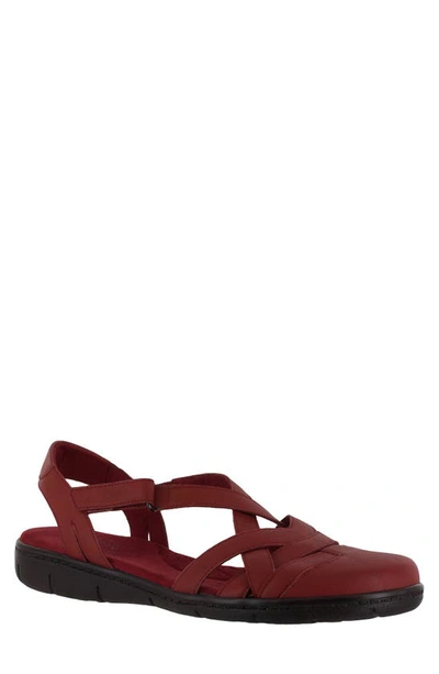 Shop Easy Street Garrett Sandal In Red