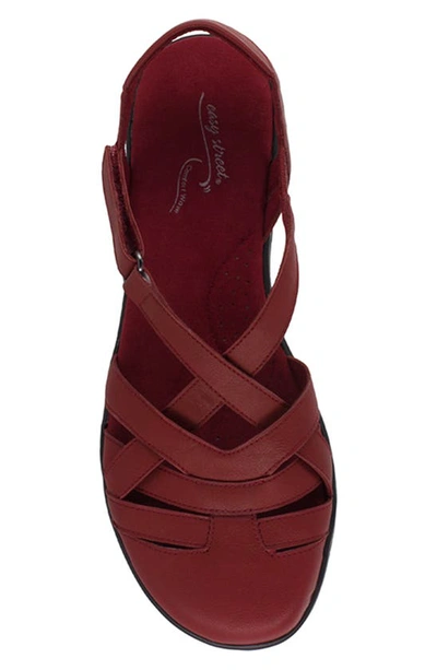 Shop Easy Street Garrett Sandal In Red