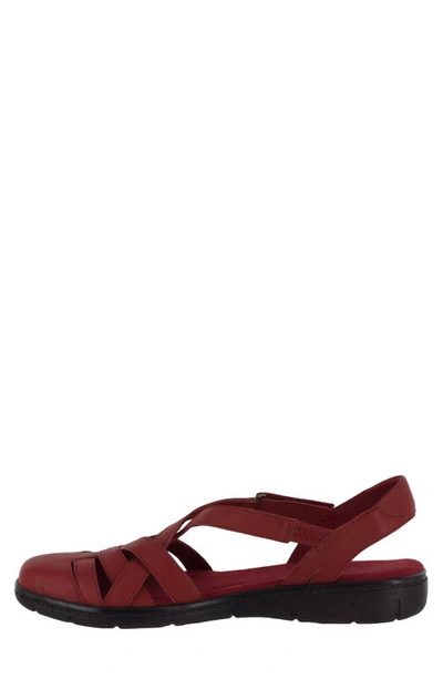 Shop Easy Street Garrett Sandal In Red