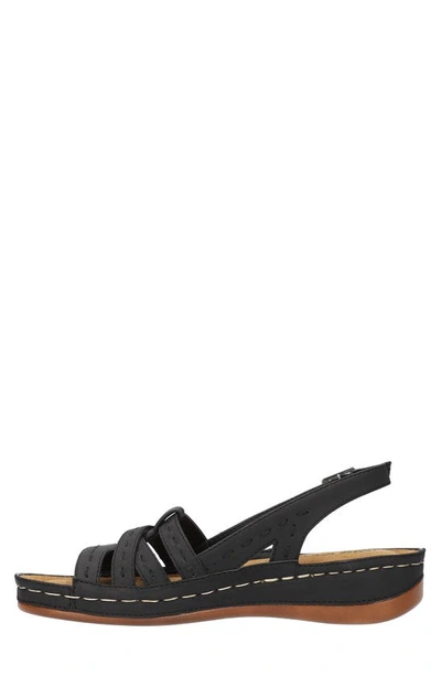Shop Easy Street Kehlani Slingback Sandal In Black