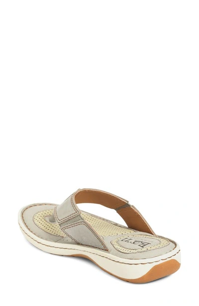 Shop Born Corvo Flip Flop In Grey