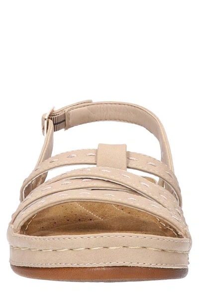 Easy Street Kehlani Womens Casual N Slingback Sandals In Natural