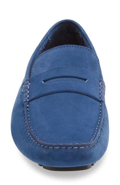 Shop Nordstrom Rack Mario Penny Loafer In Blue