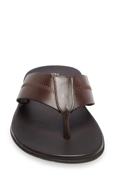 Shop Nordstrom Rack Rocco Flip-flop Sandal In Brown