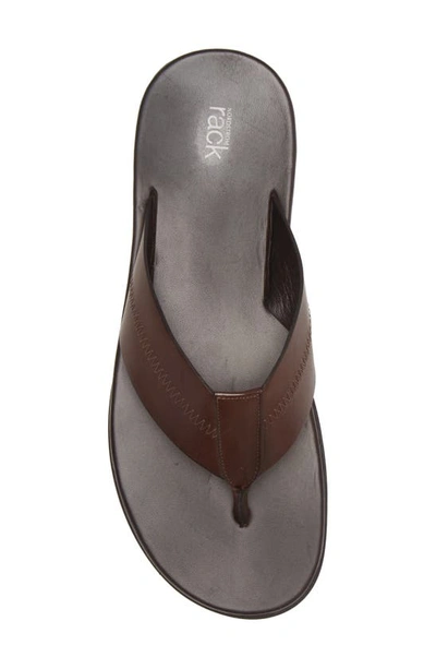 Shop Nordstrom Rack Rocco Flip-flop Sandal In Brown