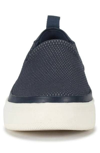 Baretraps Women's Nevin Slip-on Sneaker Women's Shoes In Navy Blue Mesh
