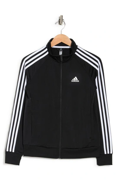 Shop Adidas Originals Warm-up Tricot Slim 3-stripes Track Jacket In Black