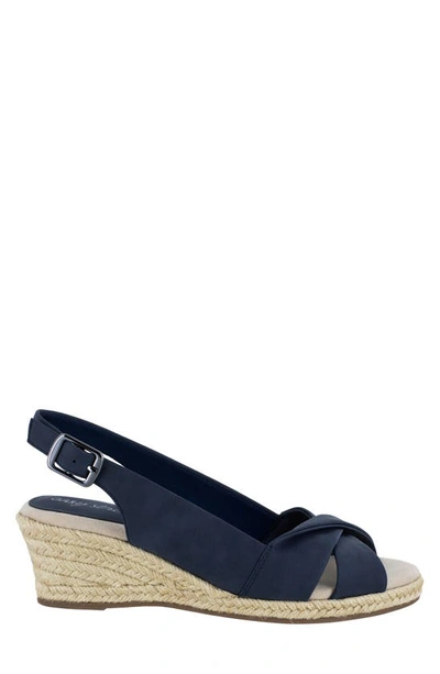 EASY STREET EASY STREET MAUREEN SLINGBACK ESPADRILLE WEDGE 