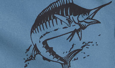 Rainforest Catch Swordfish Print Stretch Swim Trunks In Bering Sea