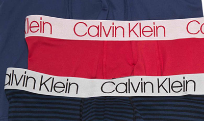 Shop Calvin Klein 3-pack Performance Boxer Briefs In Inb/ Hsi/ Rrd