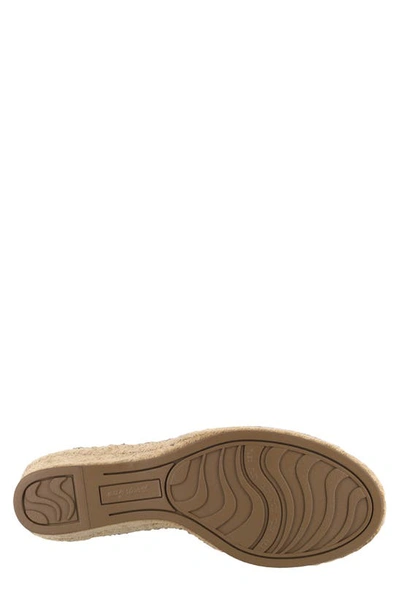 Easy Street Stacy Espadrille Wedge Sandal In Blush