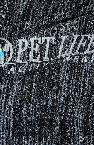 Shop Pet Life ® Active Aero-pawlse Heathered Tank Top In Black/black