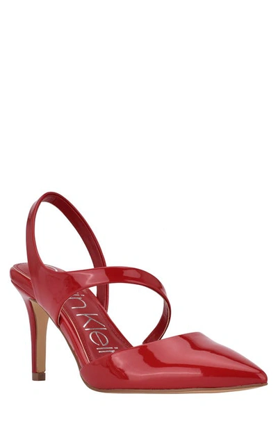 Calvin klein sales patent pumps