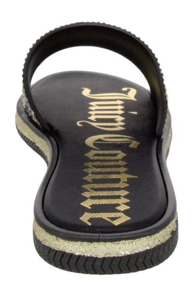 Shop Juicy Couture Yummy Beaded Slide Sandal In Leopard
