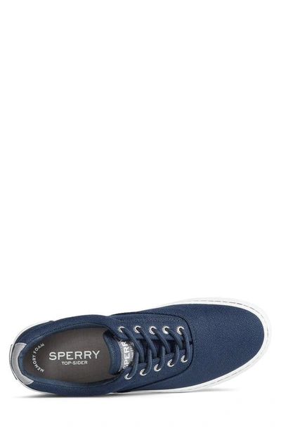 Shop Sperry Cutter Ballistic Lace-up Sneaker In Navy
