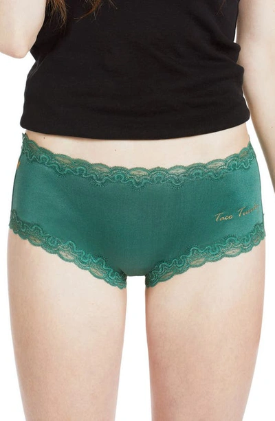 Shop Uwila Warrior Days Of The Week Silk Briefs In Smoke Pine