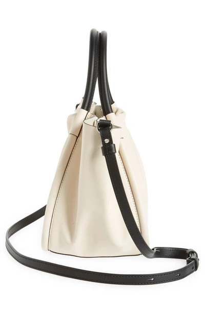 Shop Proenza Schouler Small Ruched Leather Crossbody Tote In Clay