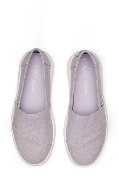 Shop Toms Alpargata Mallow Slip-on Sneaker In Medium Purple/purple