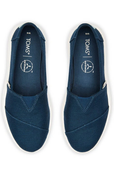 Shop Toms Alpargata Mallow Slip-on Sneaker In Blue