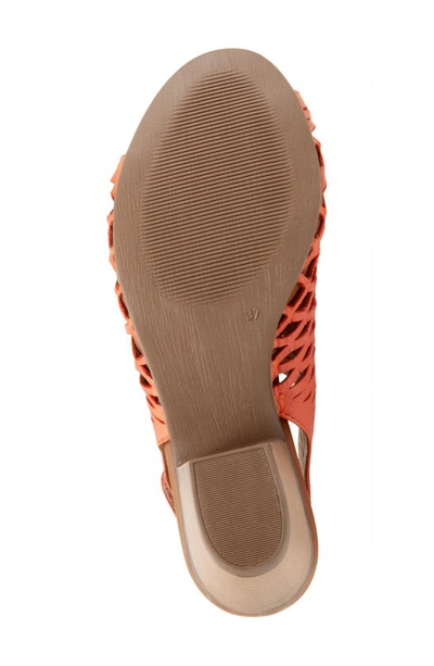 Shop Bueno Lacey Slingback Sandal In Coral