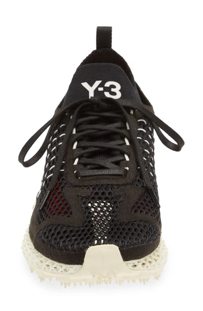 Shop Y-3 Adidas 4d Halo Running Shoe In Black/ Corewhite/ Red
