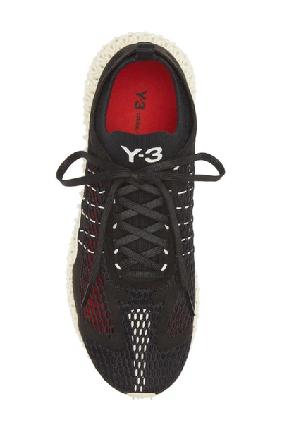 Shop Y-3 Adidas 4d Halo Running Shoe In Black/ Corewhite/ Red