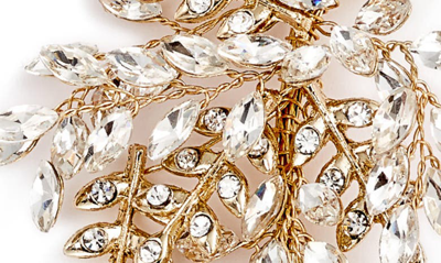 Brides And Hairpins Serena Crystal Hair Comb In Gold