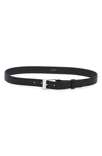 Shop The Row Jewel Leather Belt In Black Plaid