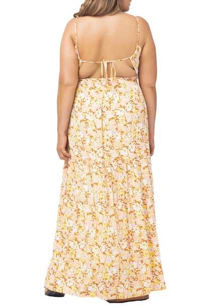L*space Zuri Cutout Maxi Sundress In What In Carnation