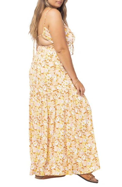 L*space Zuri Cutout Maxi Sundress In What In Carnation